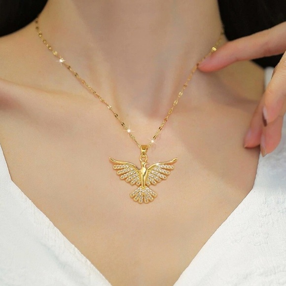 ✨Rising Phoenix Necklace A Symbol of Strength & Resilience ✨ - Picture 2 of 4